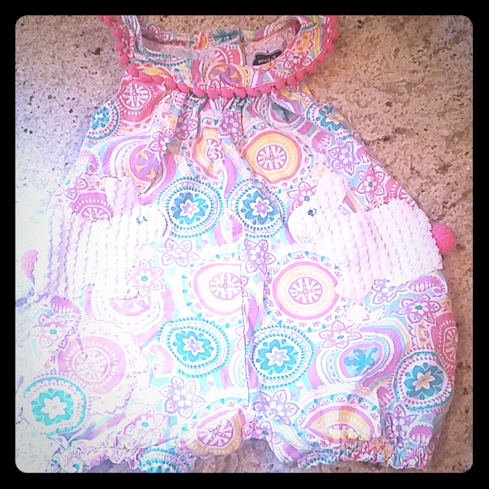 Mudpie 12-18mo Bunny Romper
